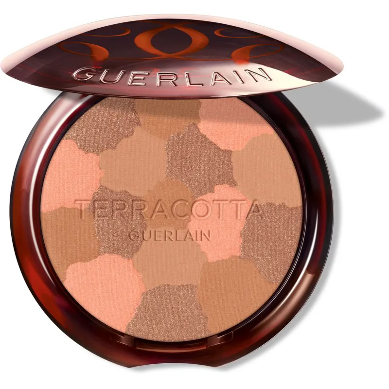 GUERLAIN Terracotta Light μπρονζερ λαμπρυντική πούδρα επαναπληρώσιμο απόχρωση 03 Medium Warm 10 γρ