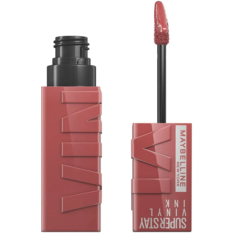 Maybelline Superstay Vinyl Ink Υγρό Κραγιόν με Vinyl Τελείωμα για Χείλη με Έντονο Χρώμα & Διάρκεια 1 Τεμάχιο - 35. Cheeky