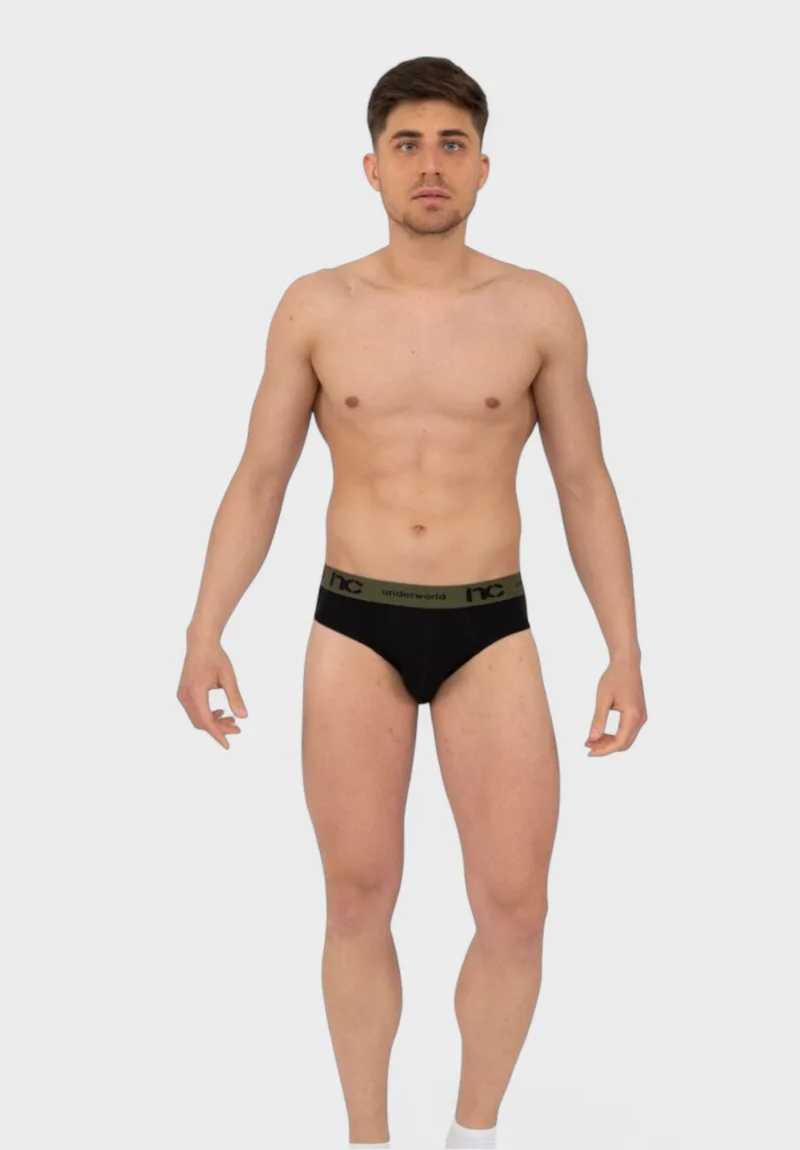 Σλιπ ανδρικό Nina Club Black Olive NC611-8-Μαύρο