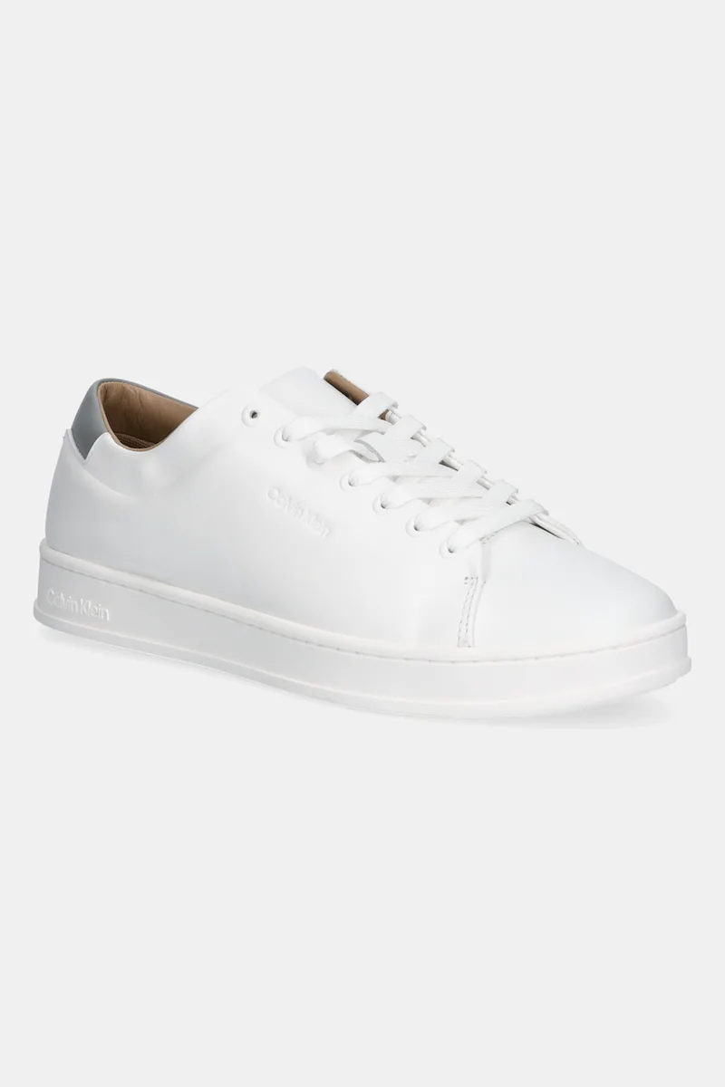 Δερμάτινα sneakers Calvin Klein PURE LOW LACEUP CUPSOLE HF LTH