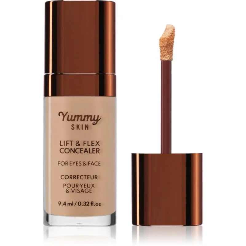 Danessa Myricks Beauty Yummy Skin Lift & Flex Concealer υγρό κονσίλερ με ματ αποτελέσματα απόχρωση 5 - Light With Peach Undertones 8.4 ml