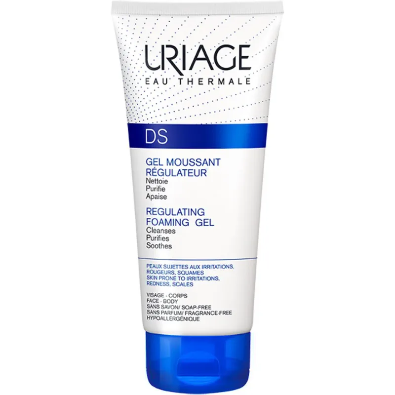 Uriage Regulating Foaming Gel Αφρώδες Ρυθμιστικό Τζελ Καθαρισμού Προσώπου & Σώματος για το Ευαίσθητο Δέρμα 150ml