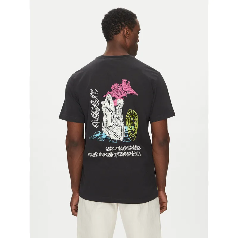 Element T-Shirt ELYZT00524 Μαύρο Relaxed Fit