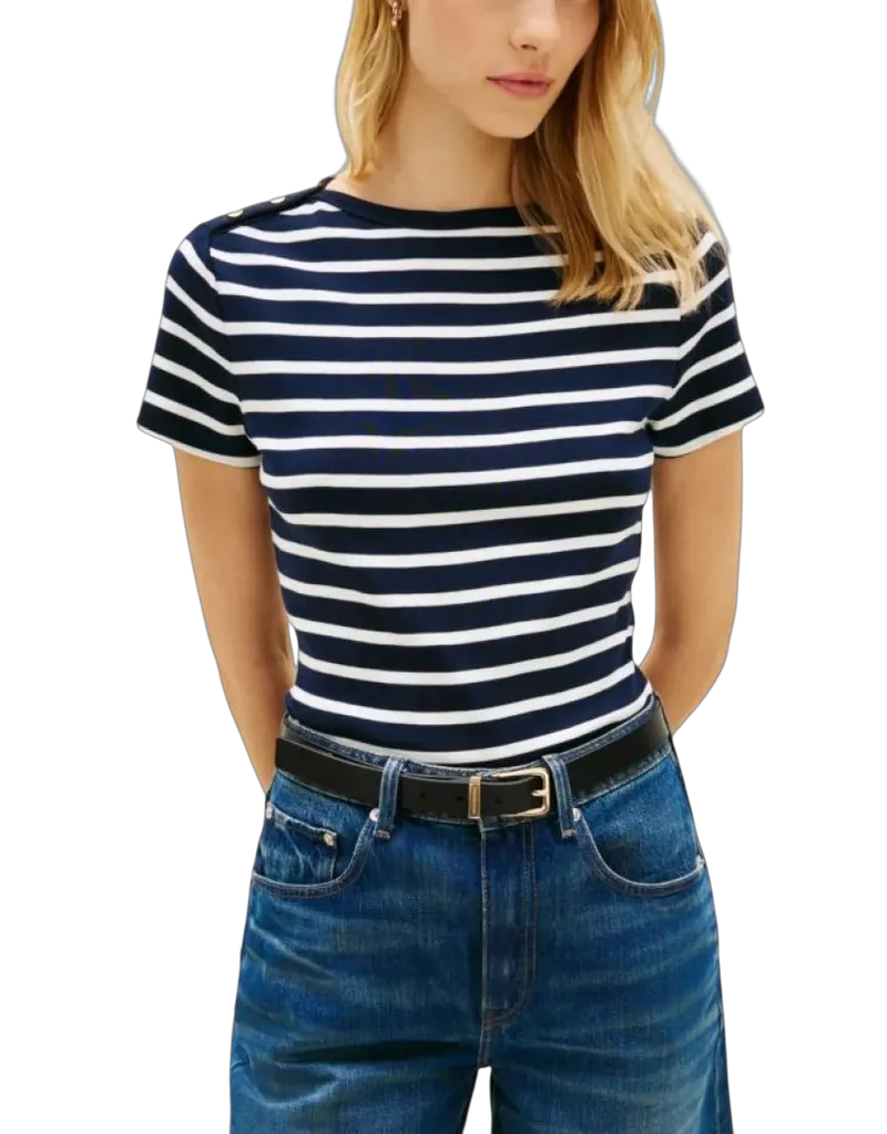 Γυναικείο Slim T-shirt Navy Μπλε Tommy Hilfiger WW0WW49250-0X3