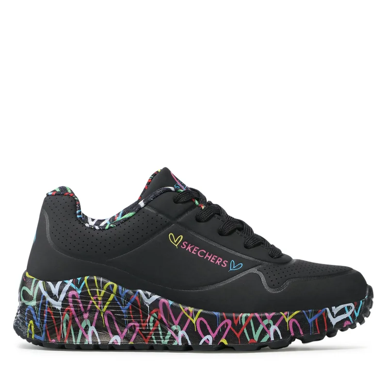 Αθλητικά Skechers Uno Lite Lovely Luv 314976L/BKMT Μαύρο