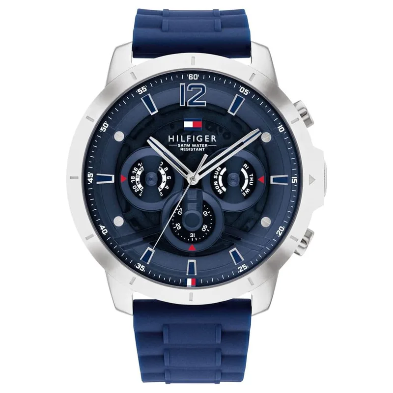 TOMMY HILFIGER Luca Blue Rubber Strap 1710489