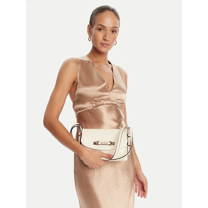 Τσάντα Guess Lefia HWBG96 44190 Εκρού