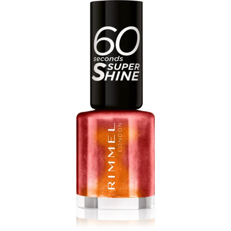 Rimmel 60 Seconds Super Shine βερνίκι νυχιών απόχρωση 834 Fab! 8 ml