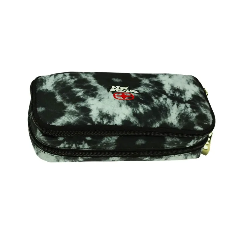 Κασετίνα Διπλή (23x6x10) No Fear Tie Dye Black & White