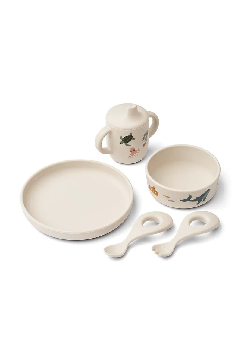 Βρεφικό σετ Liewood Ryle Printed Tableware Set