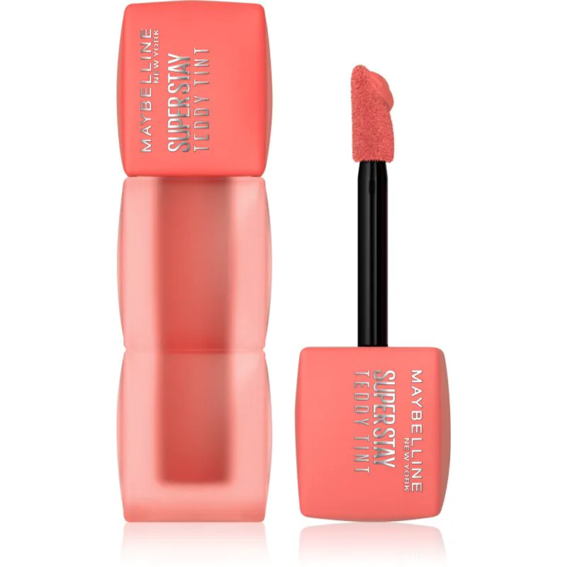 MAYBELLINE NEW YORK SuperStay Teddy Tint Ultra ματ κραγιόν διαρκείας απόχρωση 25 Baby Tee 5 ml