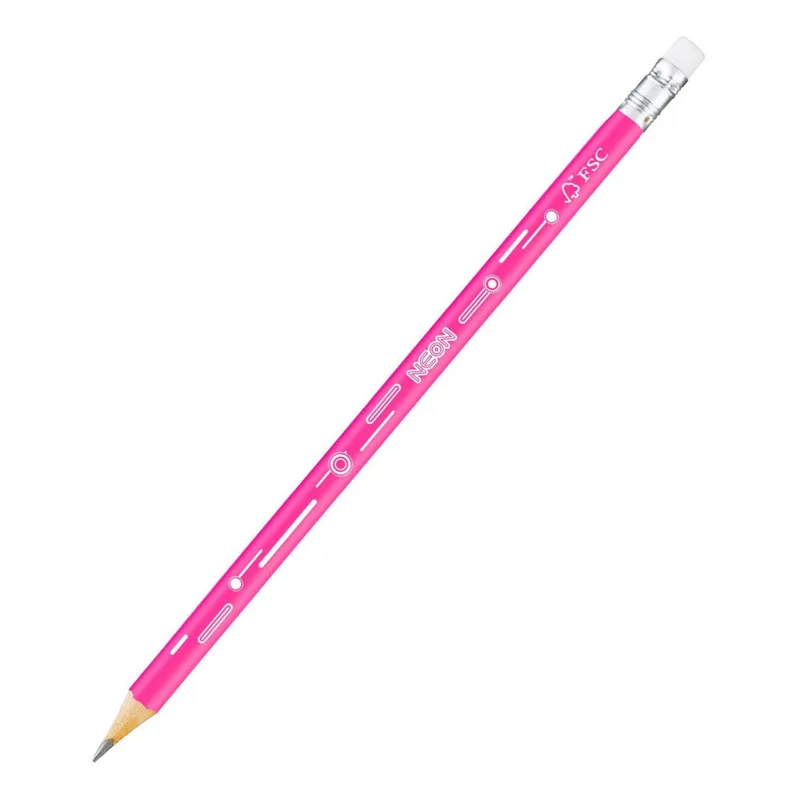 Μολύβι με Γόμα HB =2 Maped Neon 853717 (Tυχαία επιλογή χρώματος)