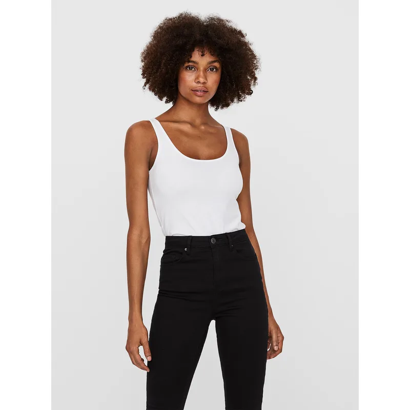 Vero Moda Τοπ Maxi 10185110 Λευκό Regular Fit