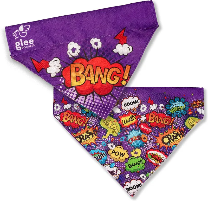 ΜΠΑΝΤΑΝΑ GLEE PLATINUM PURPLE BOOM (LARGE/XLARGE 28,5X20,5X5CM)