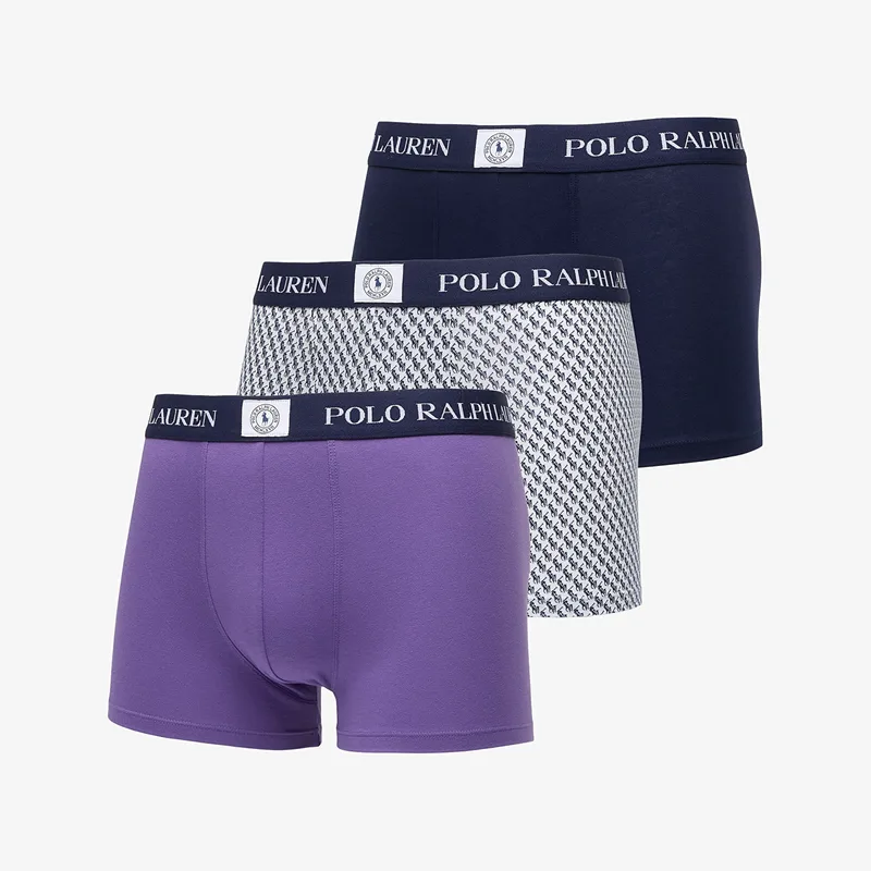 Μπόξερς Ralph Lauren Cotton Trunk 3-Pack Multicolor XL