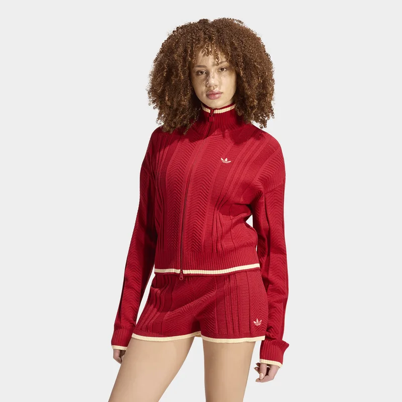 adidas Originals W Cable Knit Firebird Track Top (9000285067_72683)