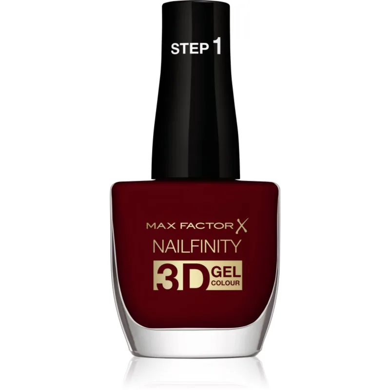 Max Factor Nailfinity Gel Colour τζελ βερνίκι νυχιών χωρίς τη χρήση των UV/LED λαμπτήρων απόχρωση 12 ml