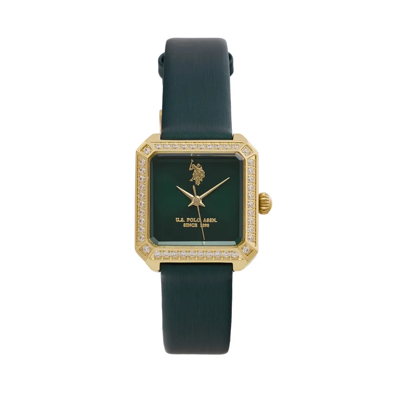 Ρολόι U.S. Polo Assn. Brigitte USP8480GR Πράσινο