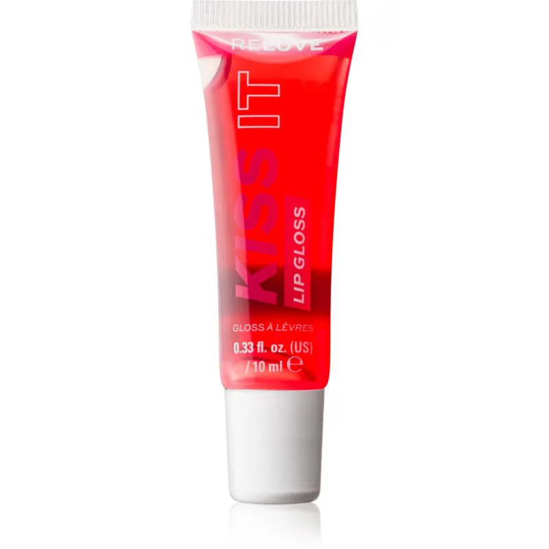 Revolution Relove Kiss It ενυδατικό λιπ γκλος απόχρωση Peach 10 ml