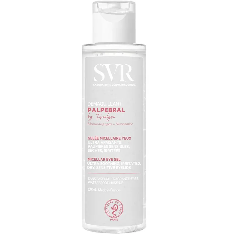 SVR Palpebral Demaquillant Micellar Eye Gel Καταπραϋντικό Μικυλλιακό Τζελ Ντεμακιγιάζ για Ερεθισμένα, Ξηρά & Ευαίσθητα Μάτια 125ml