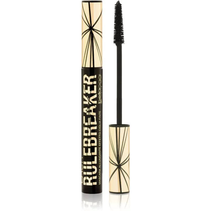bellaoggi Rule Breaker Mascara αδιάβροχη μάσκαρα για επιμήκυνση, περιστροφή και όγκο απόχρωση Black 6 ml