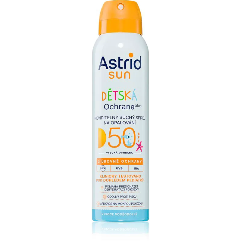 Astrid Sun αόρατο αντηλιακό σπρέι για παιδιά SPF 50 150 ml