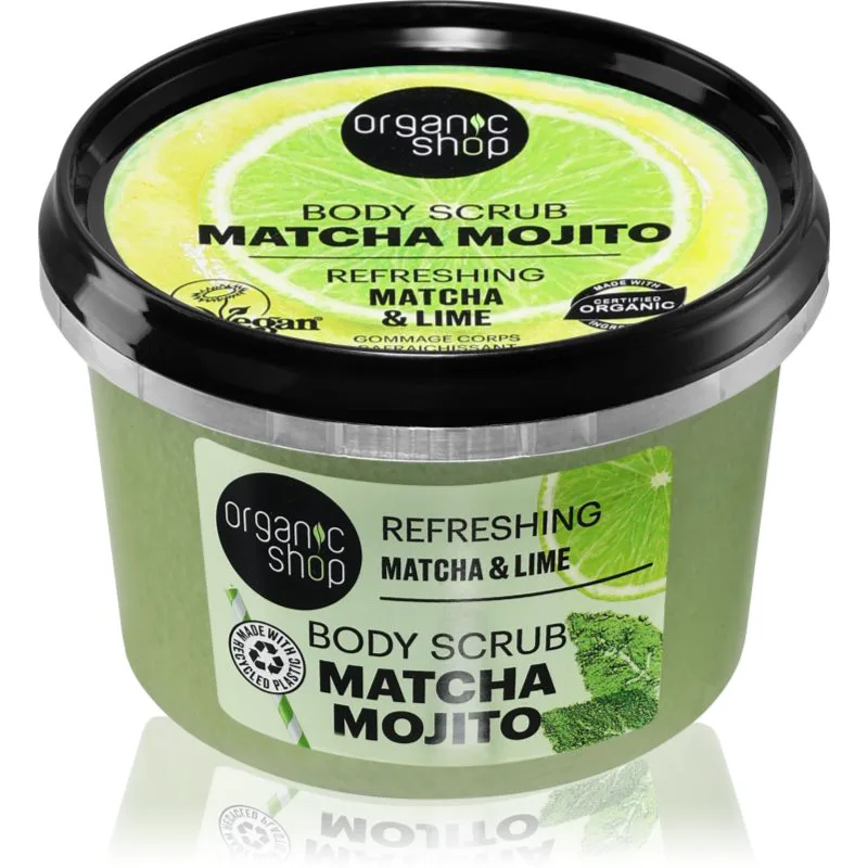 Organic Shop Matcha Mojito δροσιστική απολέπιση σώματος 250 ml