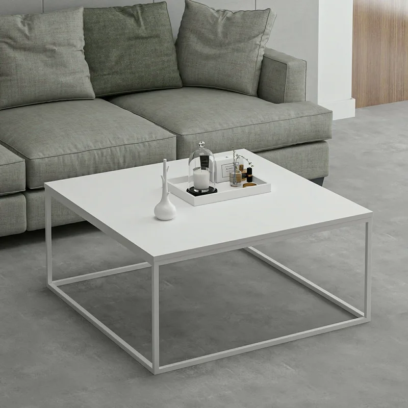 Τραπεζάκι Σαλονιού Loni - White 506Mnr3423 90x42x90 cm
