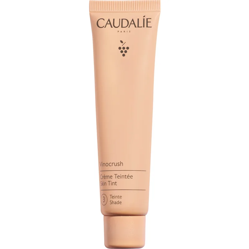 Caudalie Vinocrush Skin Tint Ενυδατική - Καταπραϋντική Κρέμα Ημέρας με Υαλουρονικό Οξύ, Νιασιναμίδη & Φυσικές Χρωστικές 30ml - Shade 3