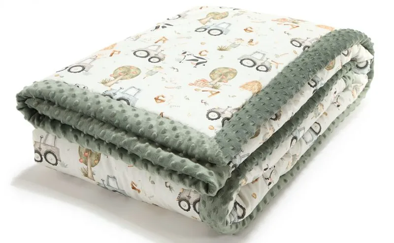 Κουβέρτα XL 140×200 ABC Farm – Khaki