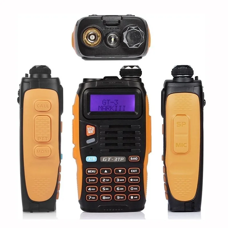 baofeng πομποδέκτης δύο δρόμων dual band uhf vhf 8w υψηλή ισχύς gt-3tp