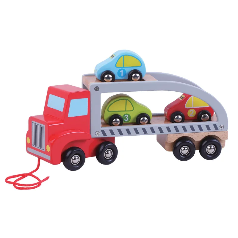 Ξύλινο παιχνίδι Jumini: Car Carrier