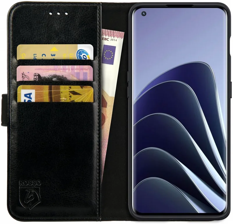 Κόκκινο Element PU Θήκη Πορτοφόλι OnePlus 10 Pro - Black (8719246353598)