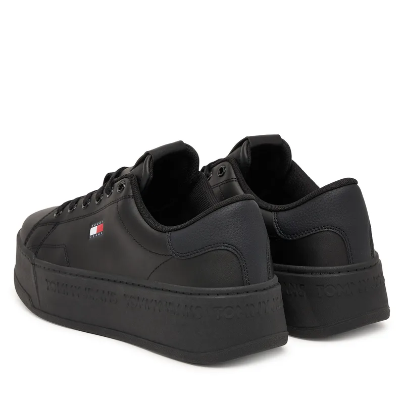 Αθλητικά Tommy Jeans Platform Logo Sneaker EN0EN02961 Μαύρο