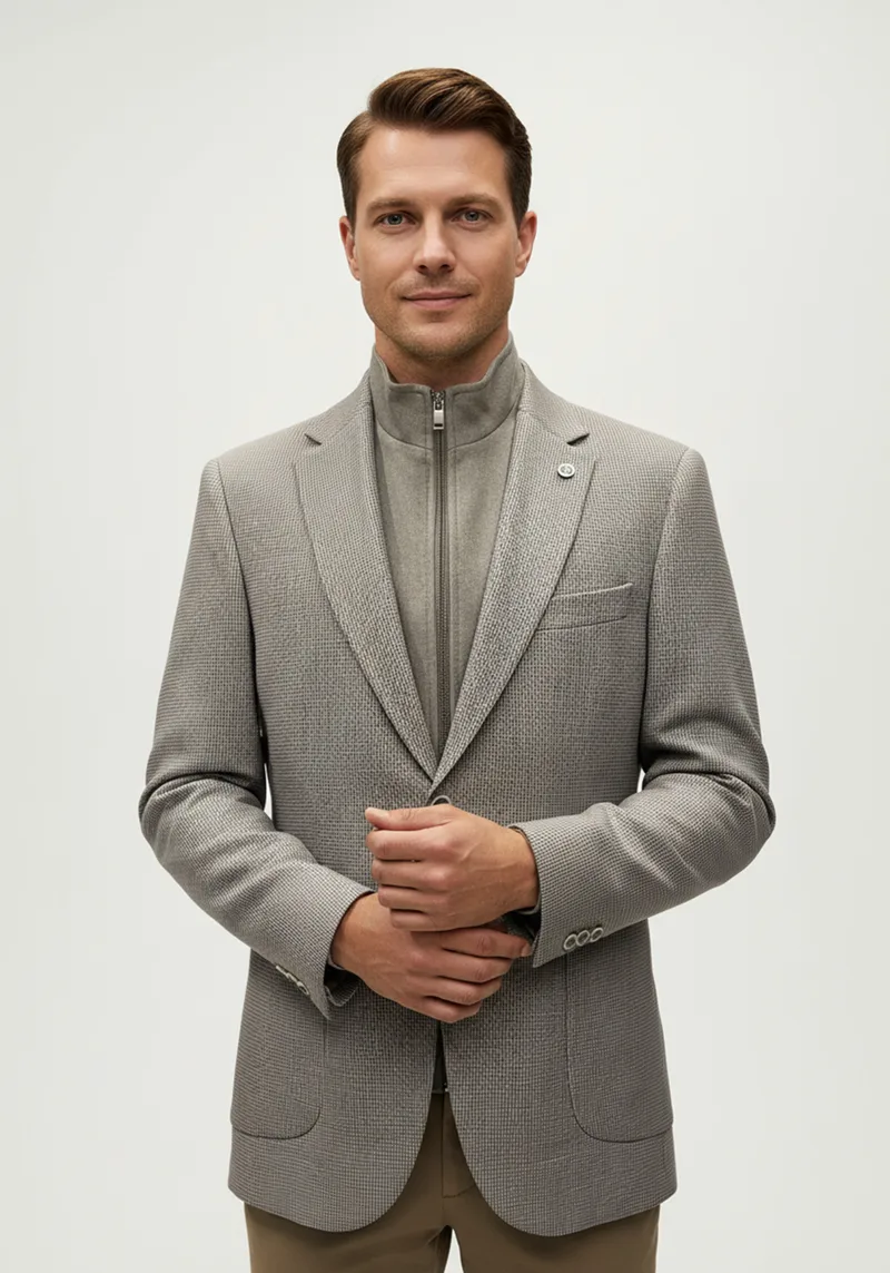Monte Napoleone Σακάκι της σειράς Zipper - 252 71 9045 7104 1 Brown