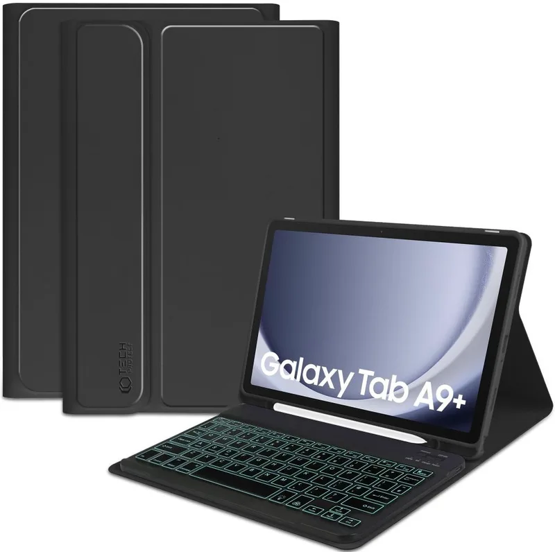 Tech-Protect SC Pen Smartcase Θήκη με Υποδοχή για Γραφίδα και Πληκτρολόγιο Bluetooth - Samsung Galaxy Tab A9 Plus 11" X210 / X215 / X216 - Black (9319456607888)