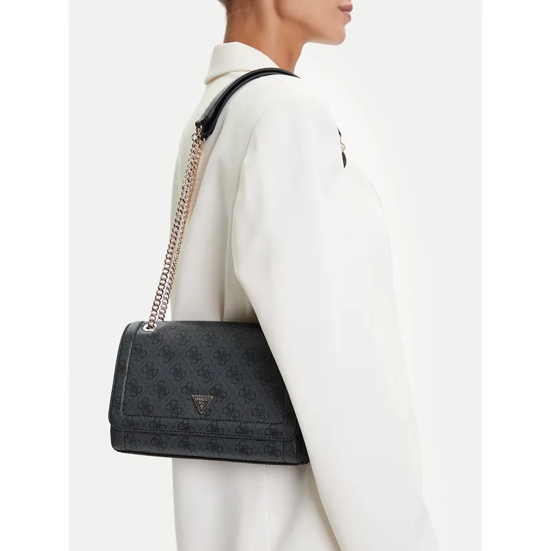 Τσάντα Guess Noelle II HWBG96 72210 Γκρι