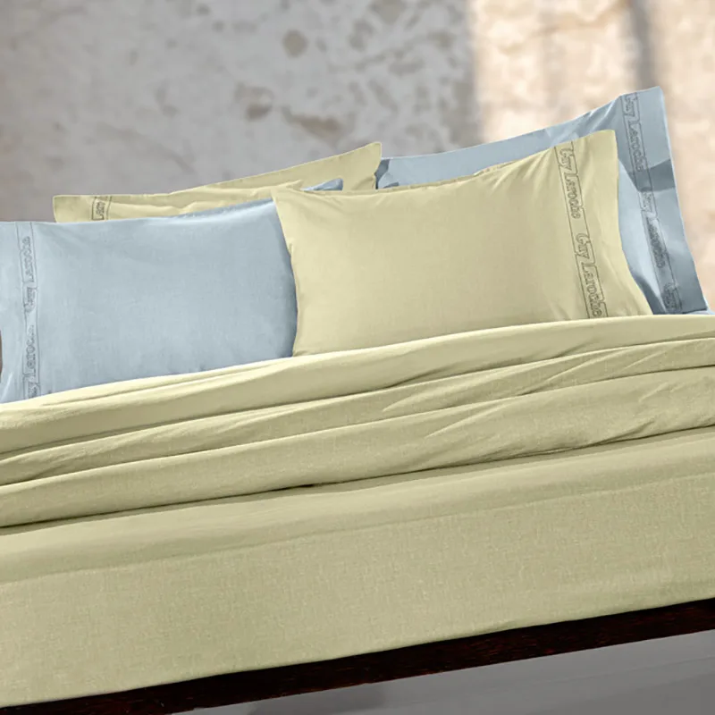 Σεντόνι Μεμονωμένο Διπλό 200X265 Guy Laroche Color Plus Olive Χωρίς Λάστιχο (200x265)