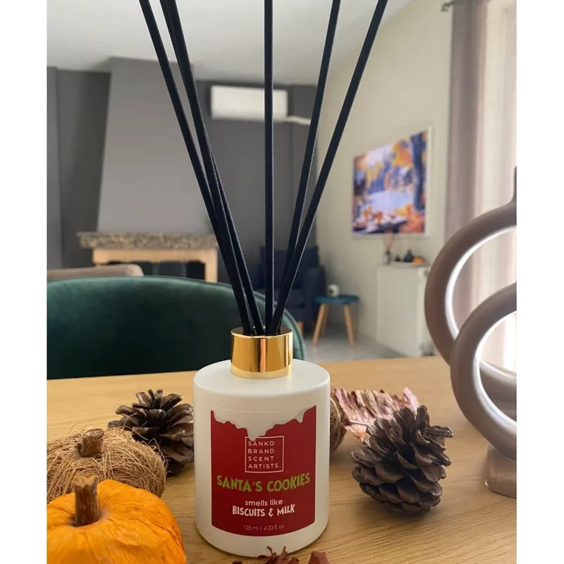 Αρωματικό Χώρου με Στικς Reed Diffuser Santa's Cookies 125ml