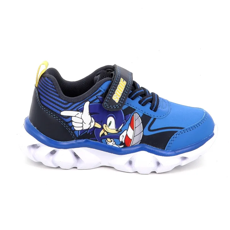 Παιδικό Αθλητικό Παπούτσι για Αγόρι Sega Sonic The Hedgehog με Φωτάκια Χρώματος Μπλε SC001555