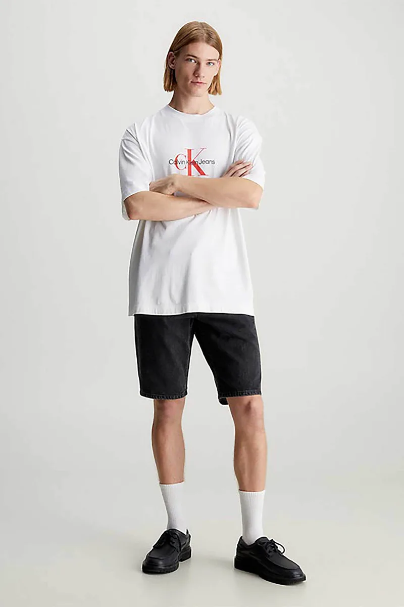 CK Jeans ανδρική βερμούδα denim Regular Fit - J30J325311 Γκρι