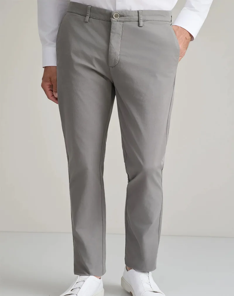 NAVY&GREEN ΠΑΝΤΕΛΟΝΙ ΑΠΙΕΤΟ MODERN FIT 24AG.1003MFA/93.3-DOLPHIN GREY. Gray