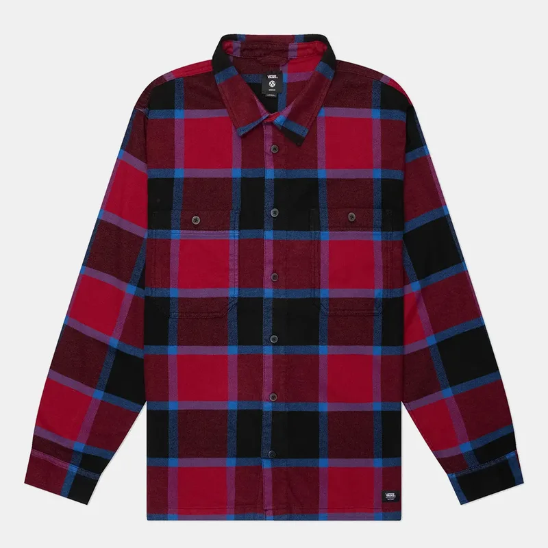 Vans Larkspur Plaid Flannel Ανδρικό Πουκάμισο (9000240238_16738)