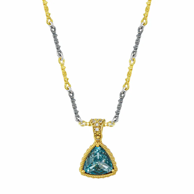 DIMITRIOS Γυναικείο Ασημένιο Κολιέ με Κρύσταλλα Swarovski M104G