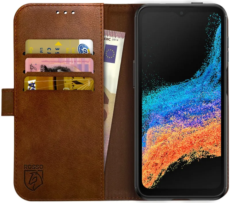 Κόκκινο Element PU Θήκη Πορτοφόλι Samsung Galaxy Xcover 6 Pro - Brown (8719246366048)