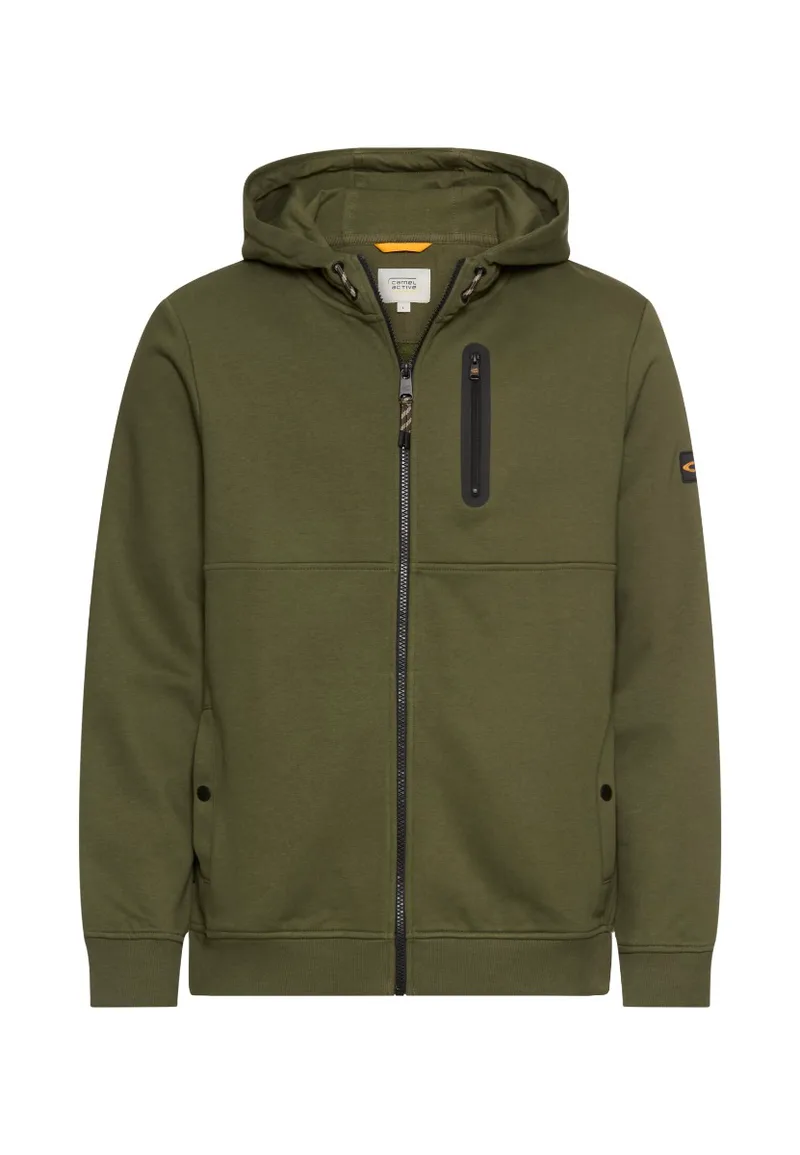 ΑΝΔΡΙΚΟ ΦΟΥΤΕΡ ΖΑΚΕΤΑ CAMEL ACTIVE FULL ZIP HOODIE ΚΑΝΟΝΙΚΗ ΓΡΑΜΜΗ ΠΡΑΣΙΝΟ