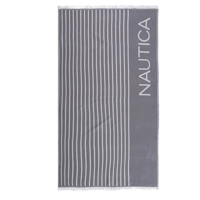 Πετσέτα Θαλάσσης - Παρεό (90x170) Nautica By Nef-Nef Homeware Stripe Grey