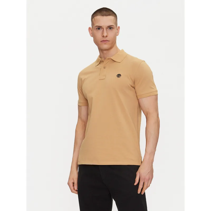 Timberland Polo TB0A6VDP Μπεζ Regular Fit