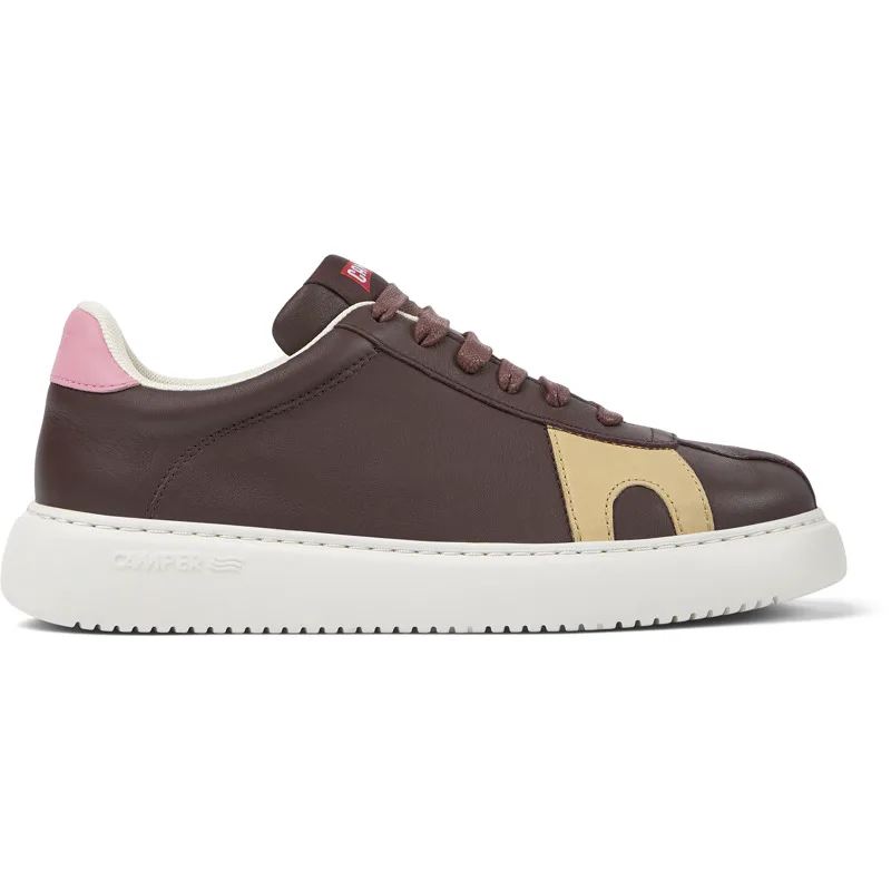 CAMPER Twins - Sneakers Για Γυναικεία - Μπορντό, Μέγεθος 35, Smooth leather