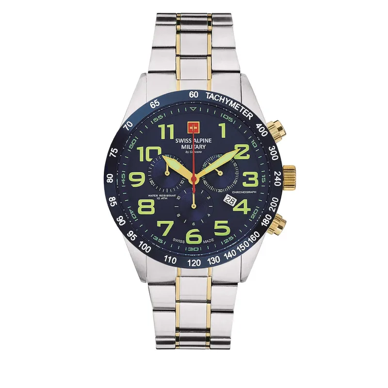 Ρολόι Swiss Alpine Military 7047.9145 Ασημί